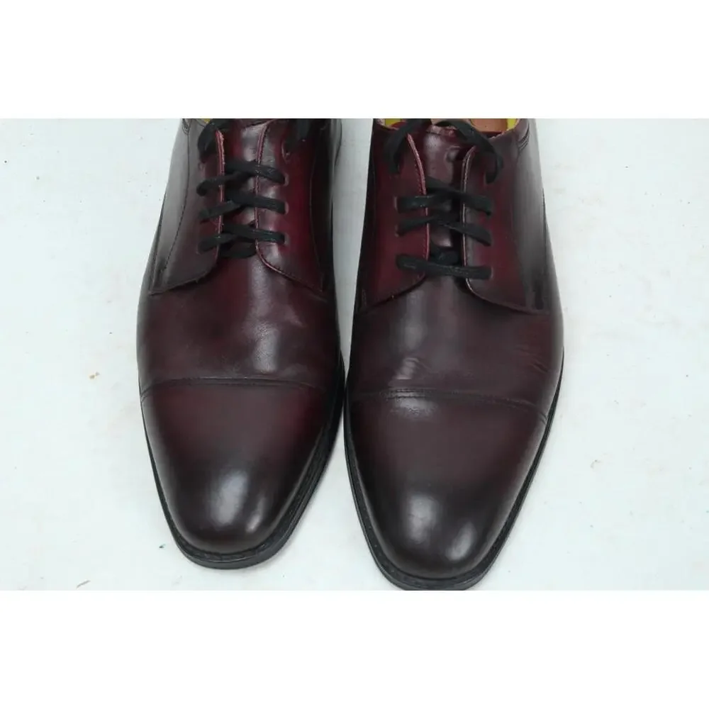 Florsheim Lexington Dress Shoes Burgundy Cap Toe Oxford Size 9.5 D